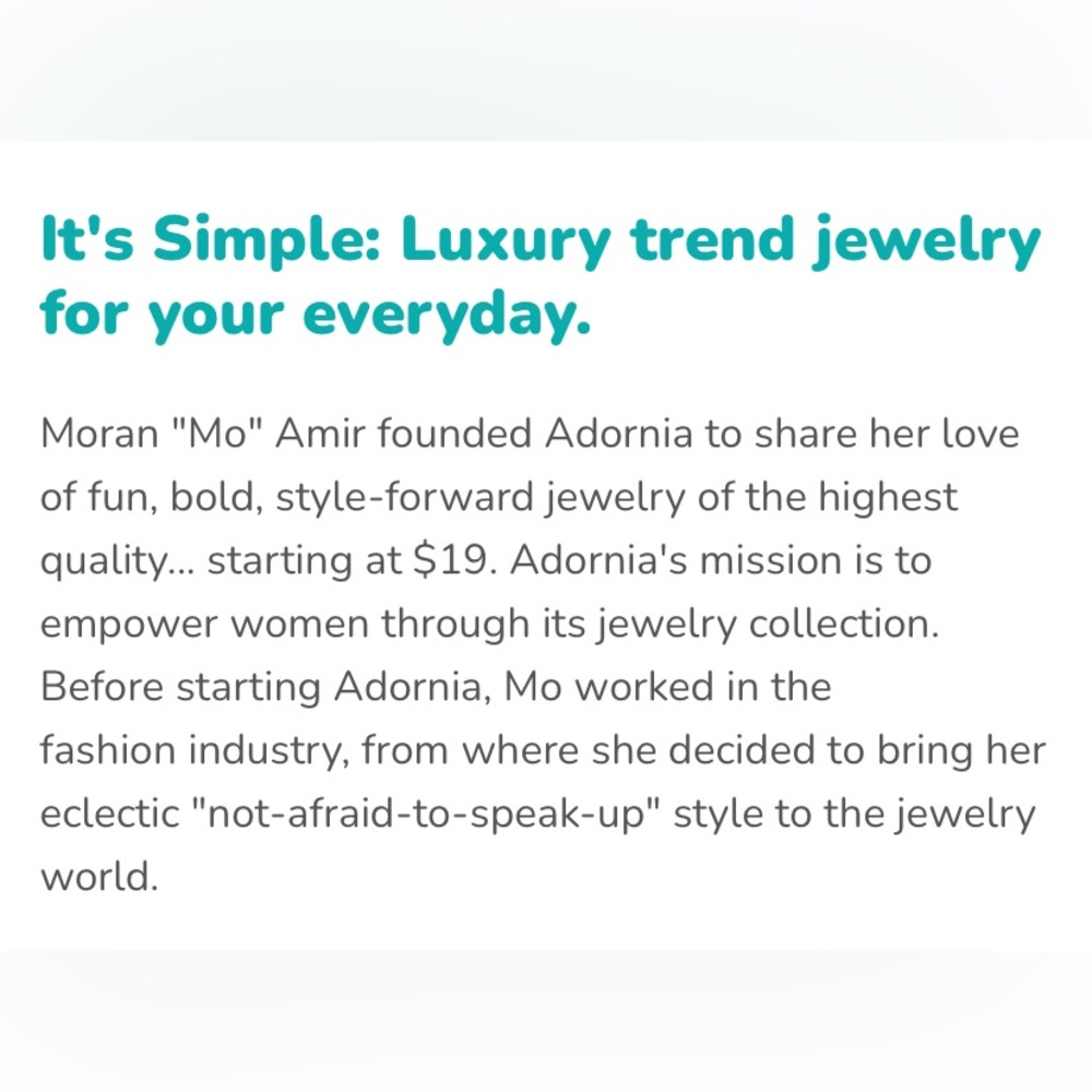 We now carry Adornia jewelry. Check them out!